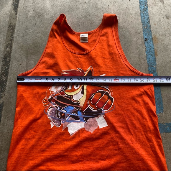 Vintage Y2K Crash Bandicoot Shirt Game Promo Mario Stars Nintendo RARE Gamer - Picture 6 of 7